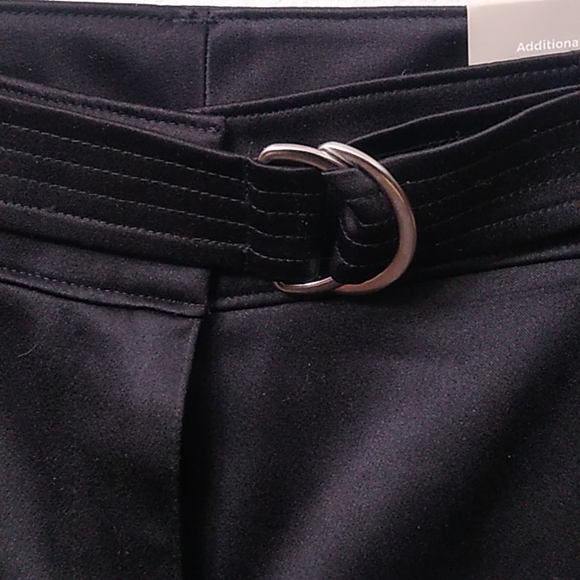 Chico's Satin Cargo Ankle Pants, Black, Size 0P, NWT - Picture 5 of 8